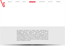Tablet Screenshot of jouck.be